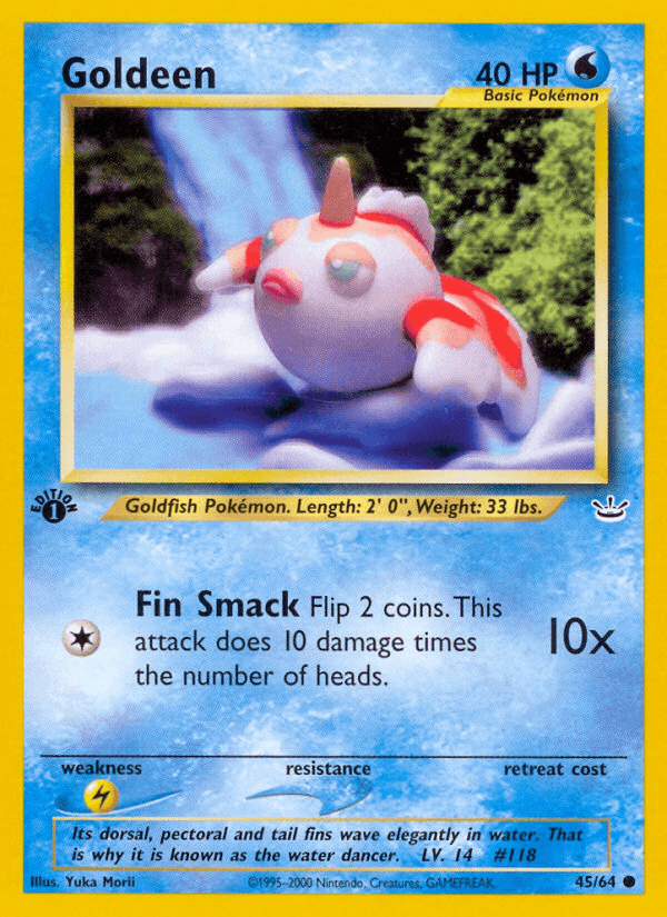 Goldeen Pokémon card