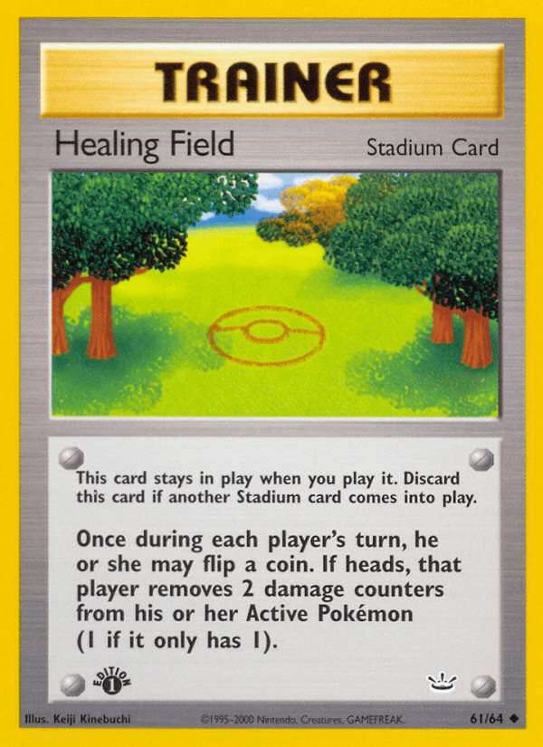 Healing Field Pokémon card