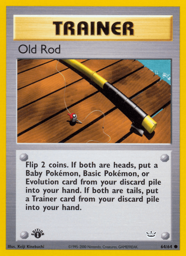 Old Rod Pokémon card