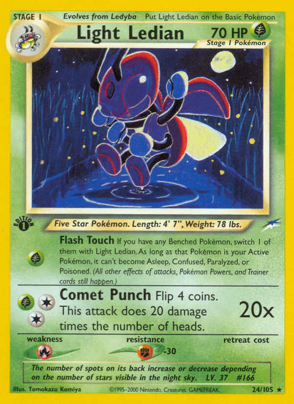 Light Ledian Pokémon card