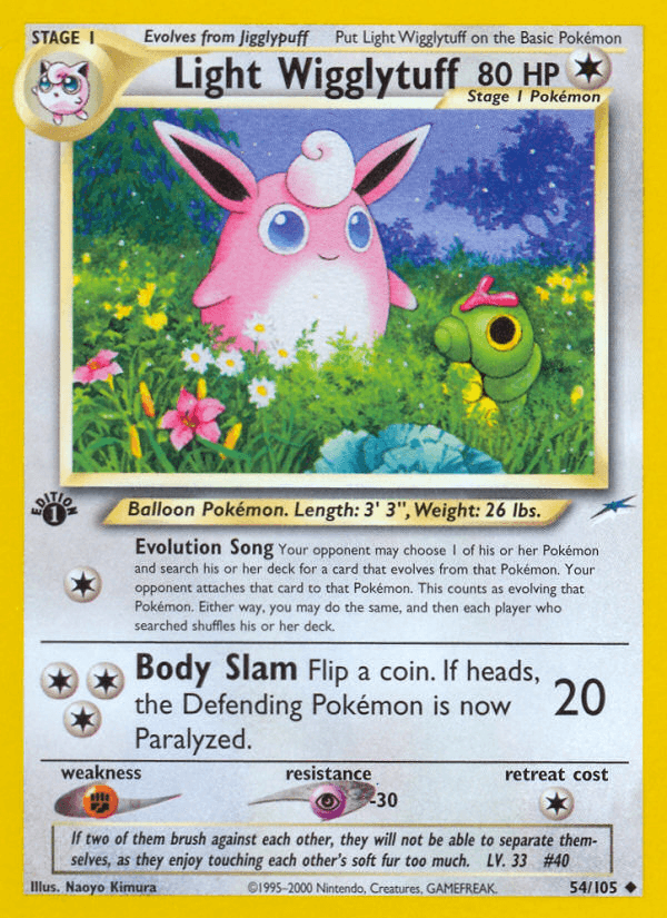 Light Wigglytuff Pokémon card