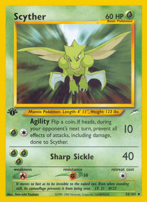 Scyther Pokémon card