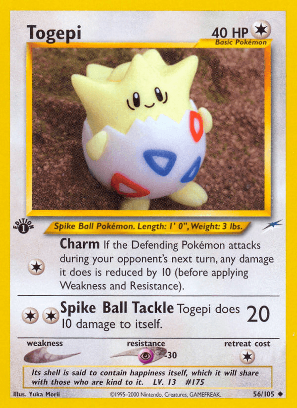 Togepi Pokémon card
