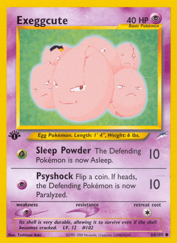 Exeggcute Pokémon card