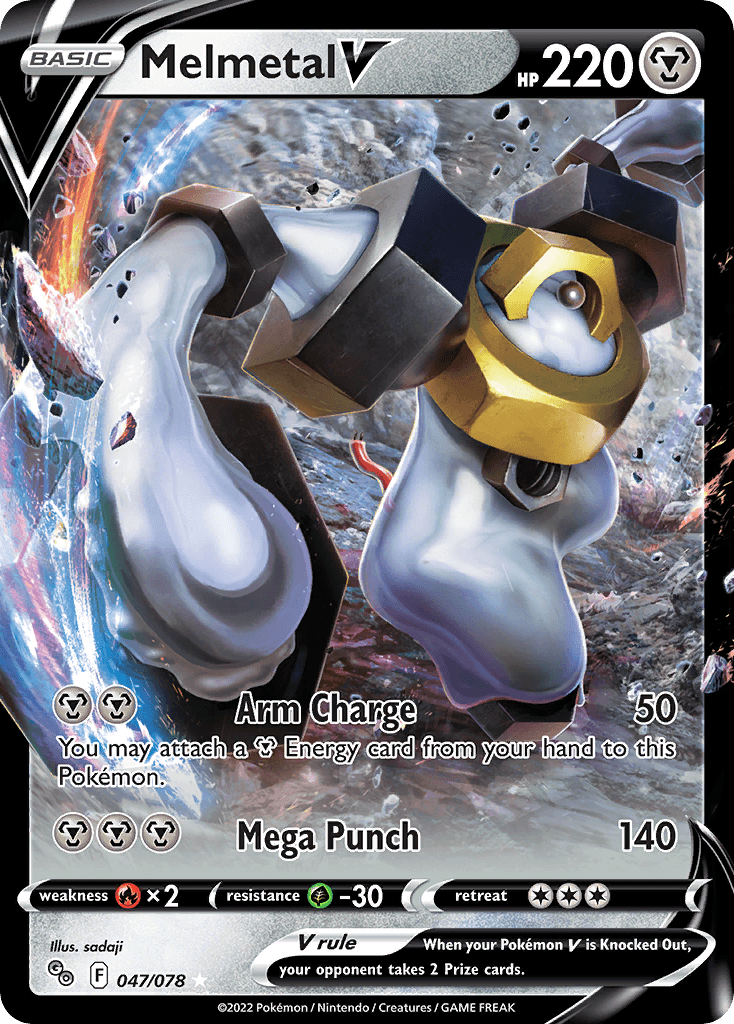 Melmetal V Pokémon card