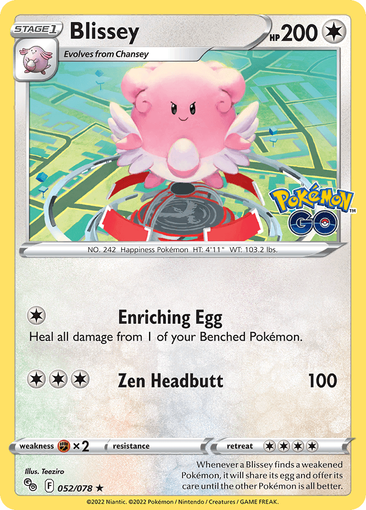 Blissey Pokémon card