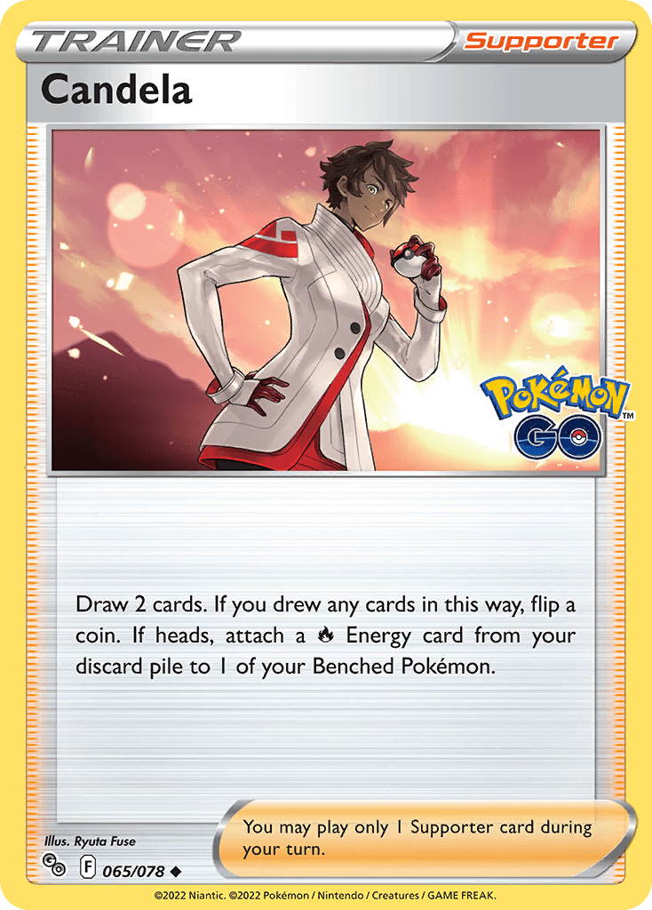 Candela Pokémon card