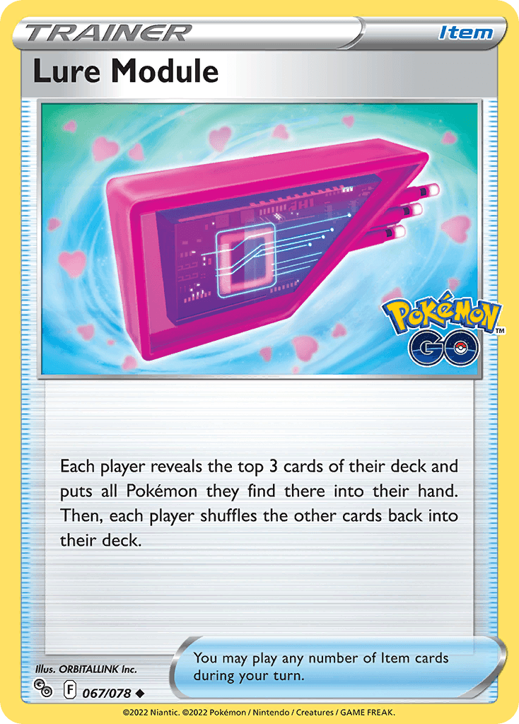 Lure Module Pokémon card