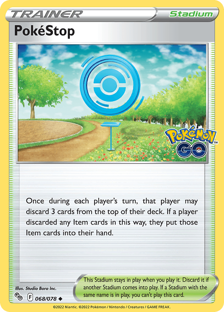PokéStop Pokémon card