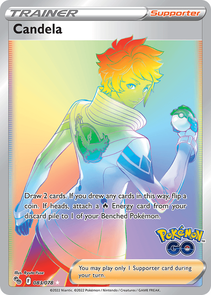 Candela Pokémon card