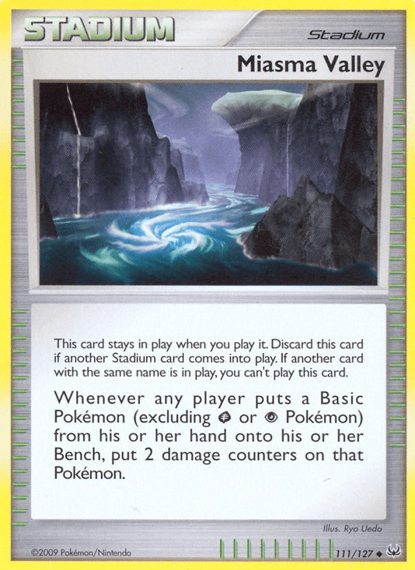 Miasma Valley Pokémon card