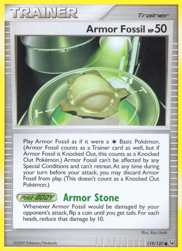 Armor Fossil Pokémon card