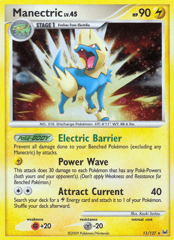 Manectric Pokémon card