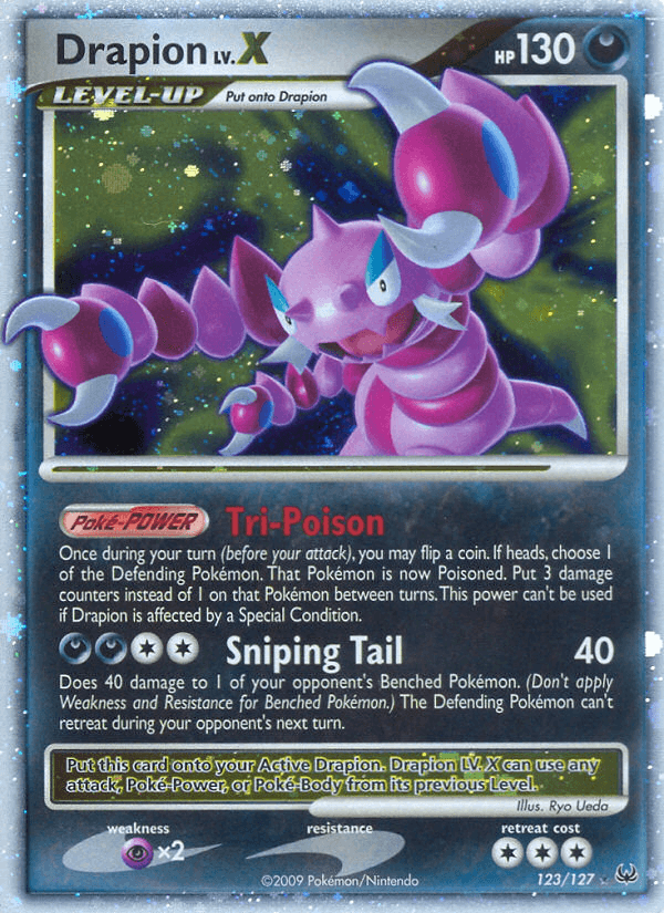 Drapion LV.X Pokémon card