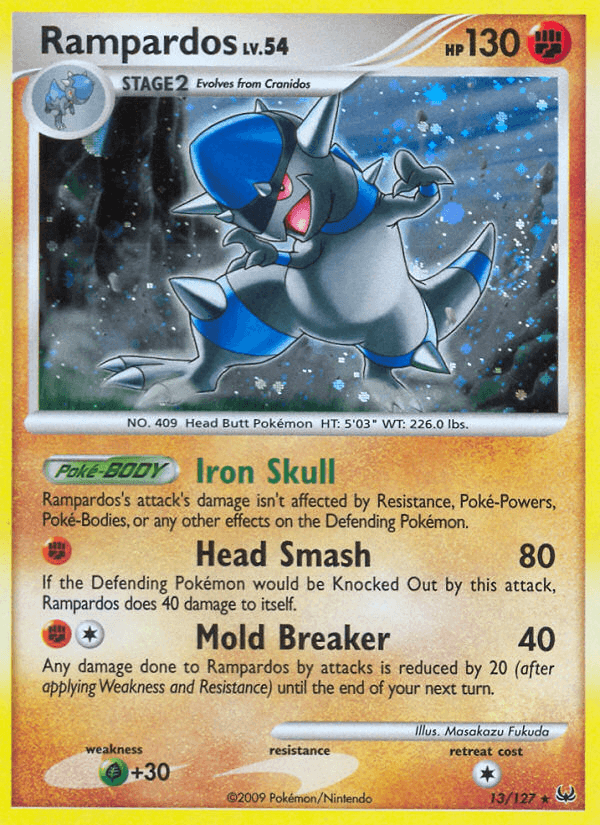 Rampardos Pokémon card
