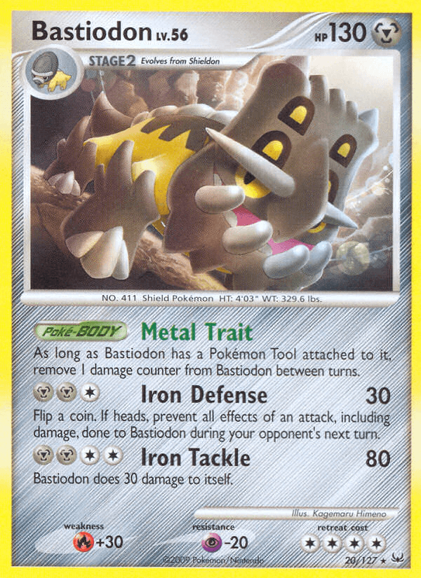 Bastiodon Pokémon card