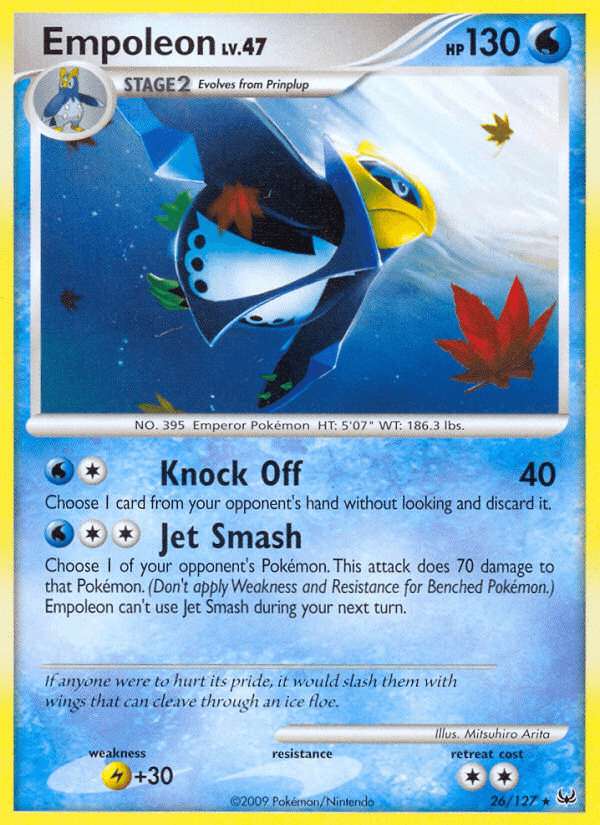 Empoleon Pokémon card