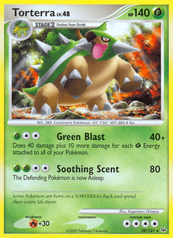 Torterra Pokémon card