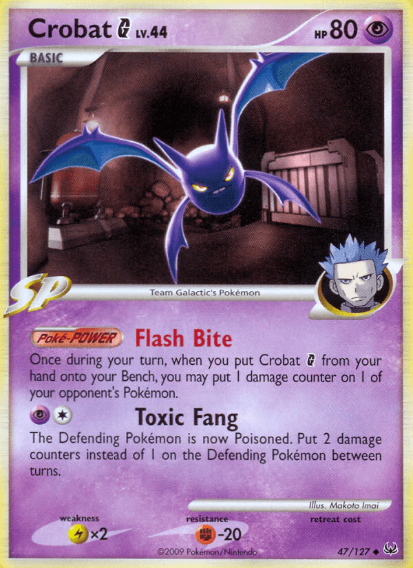 Crobat G Pokémon card
