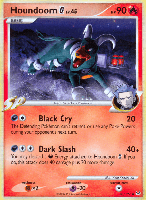 Houndoom G Pokémon card