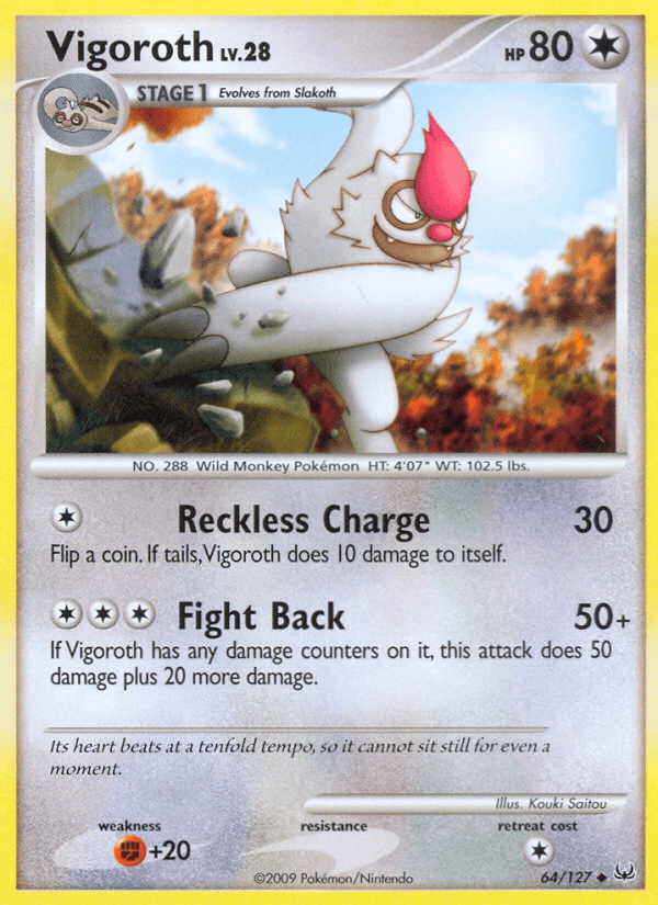 Vigoroth Pokémon card