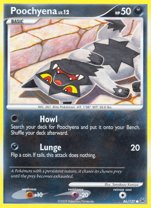 Poochyena Pokémon card
