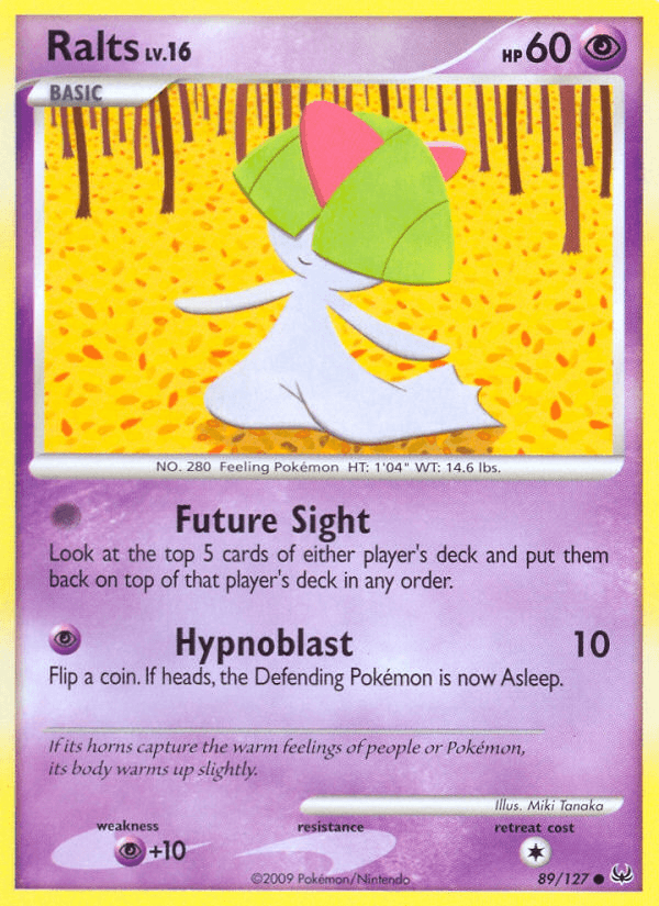 Ralts Pokémon card