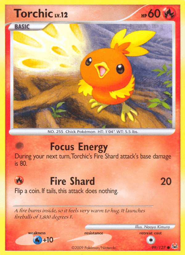 Torchic Pokémon card