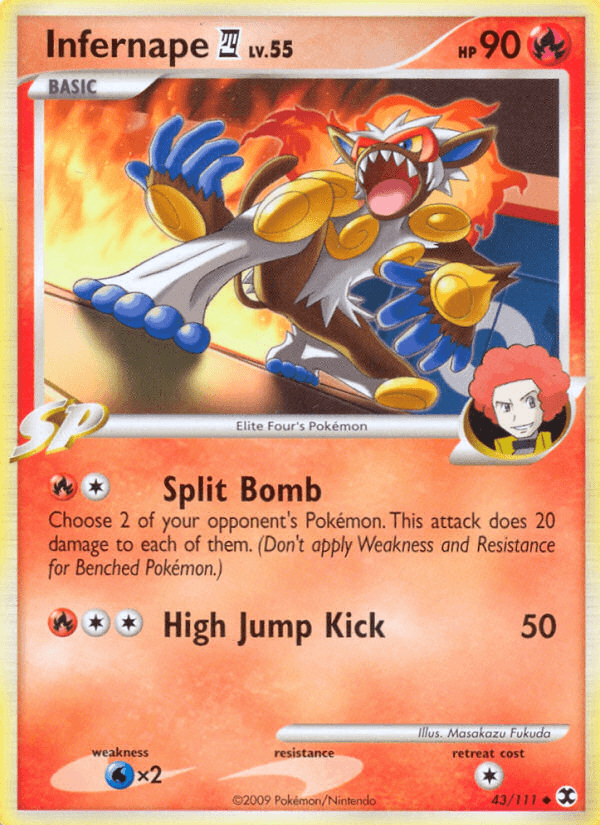 Infernape E4 Pokémon card