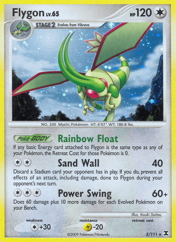 Flygon Pokémon card