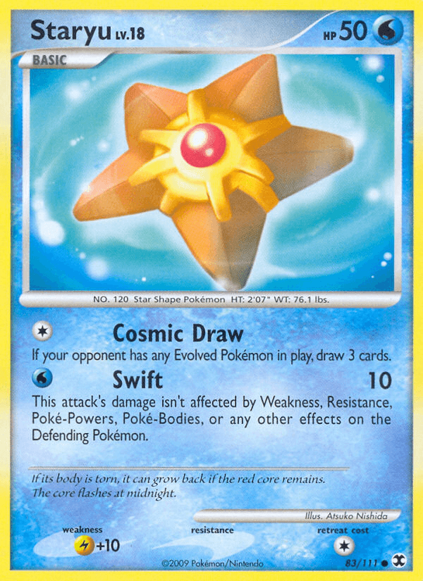 Staryu Pokémon card
