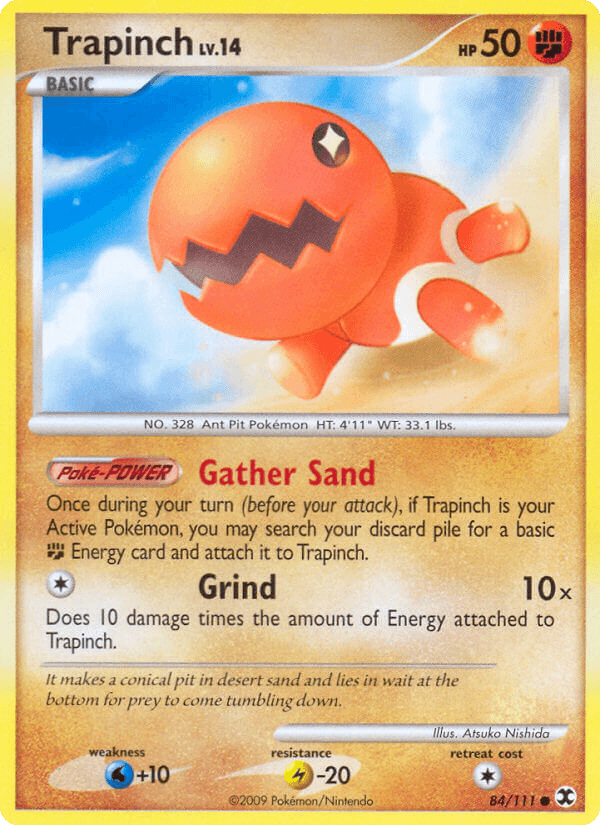 Trapinch Pokémon card