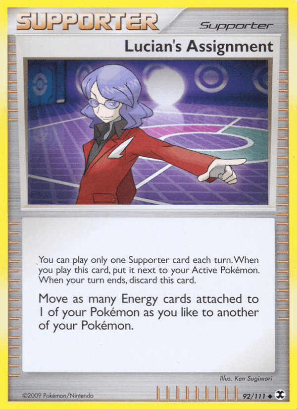 Lucian's Assignment Pokémon card