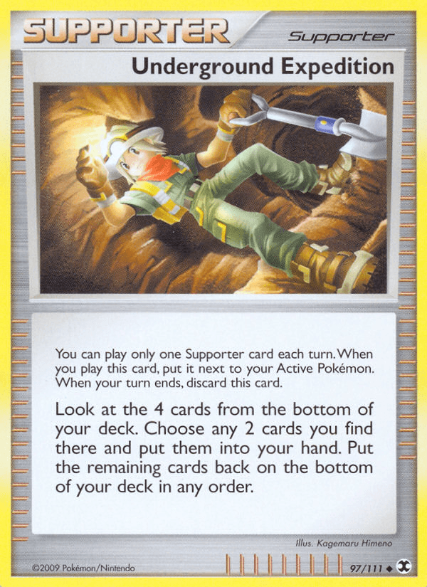 Underground Expedition Pokémon card