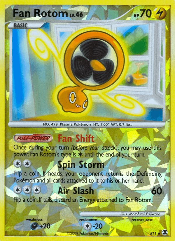 Fan Rotom Pokémon card