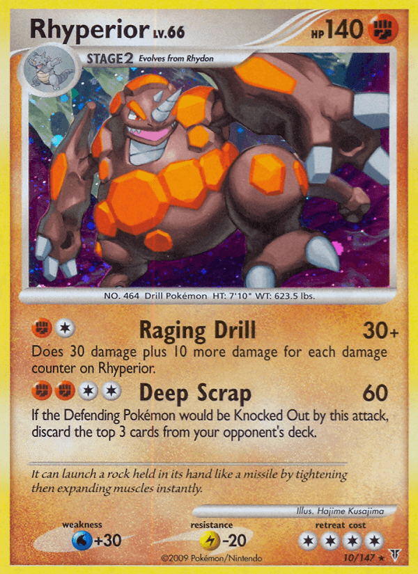 Rhyperior Pokémon card