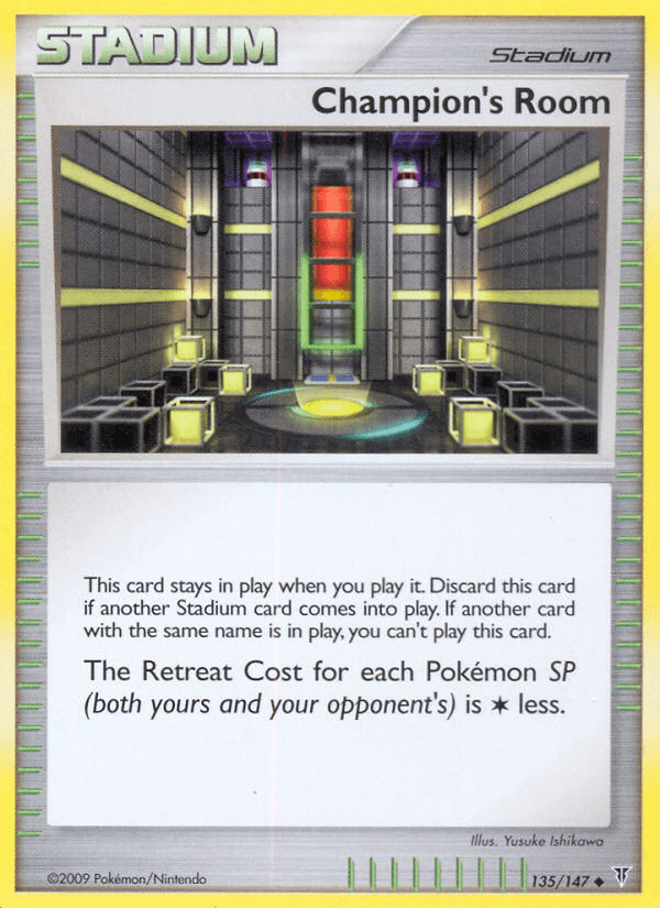 Champion's Room Pokémon card