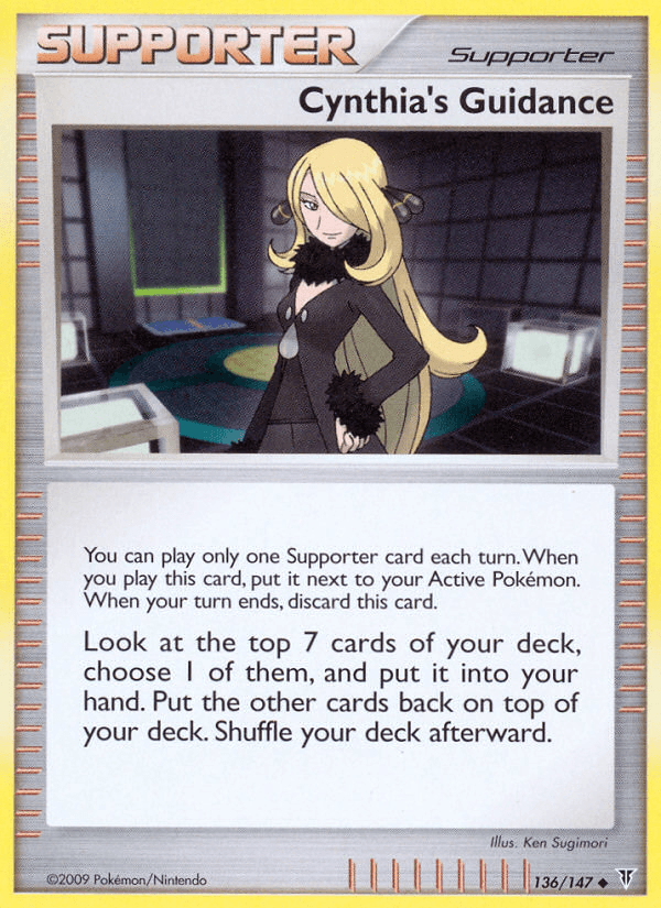 Cynthia's Guidance Pokémon card