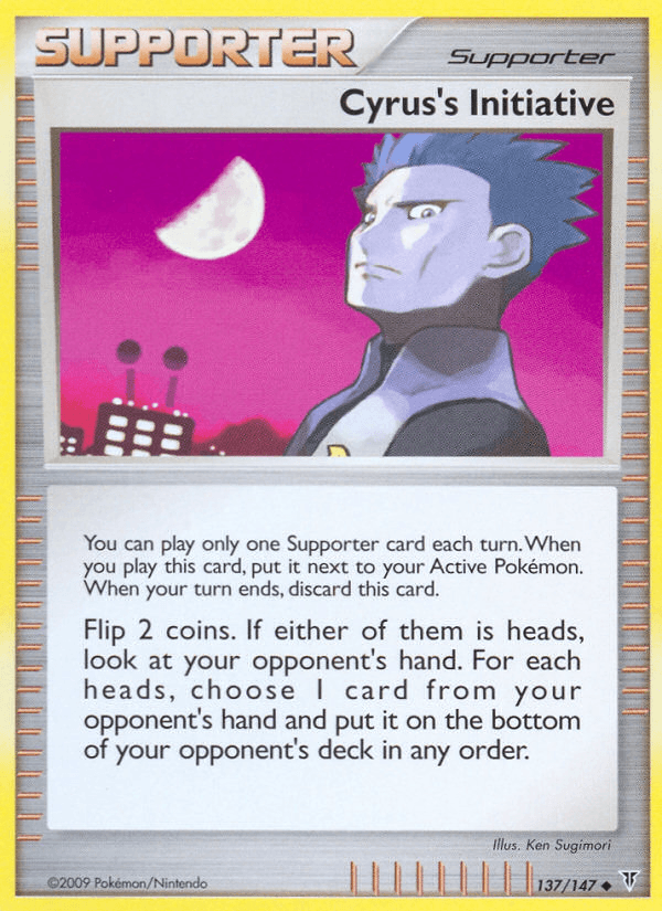 Cyrus's Initiative Pokémon card