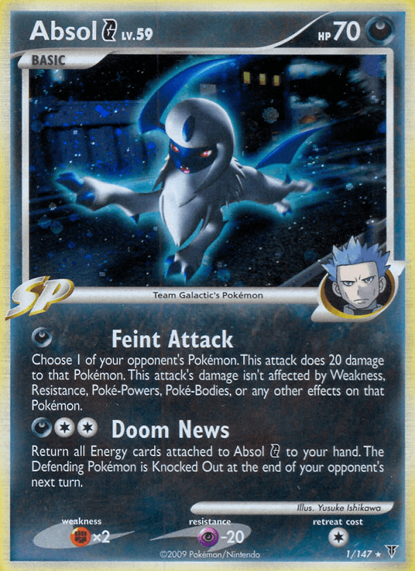 Absol G Pokémon card