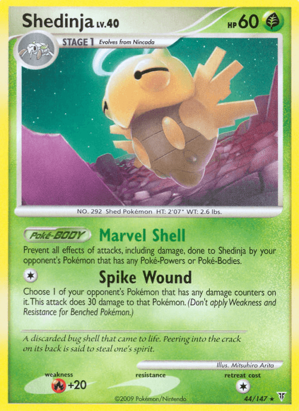 Shedinja Pokémon card