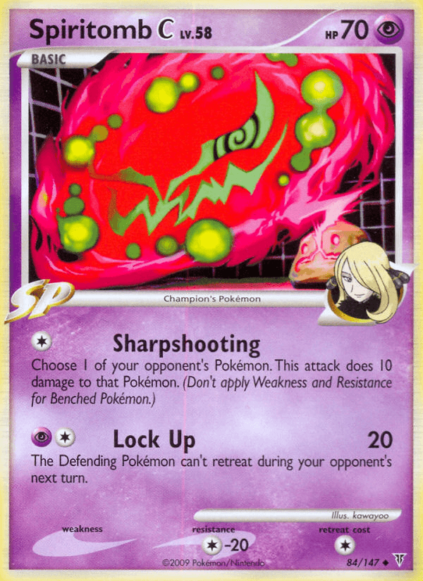 Spiritomb C Pokémon card