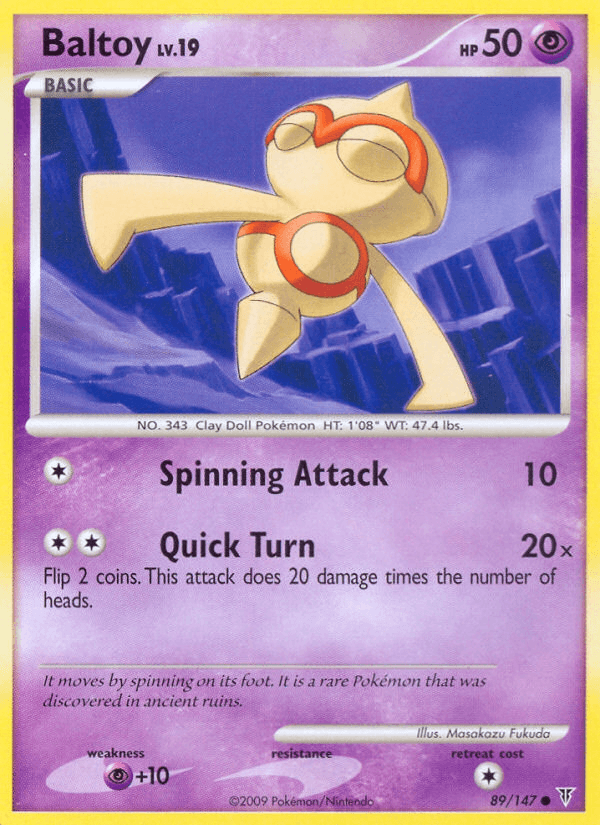 Baltoy Pokémon card