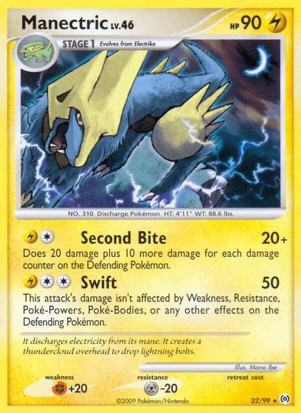 Manectric Pokémon card