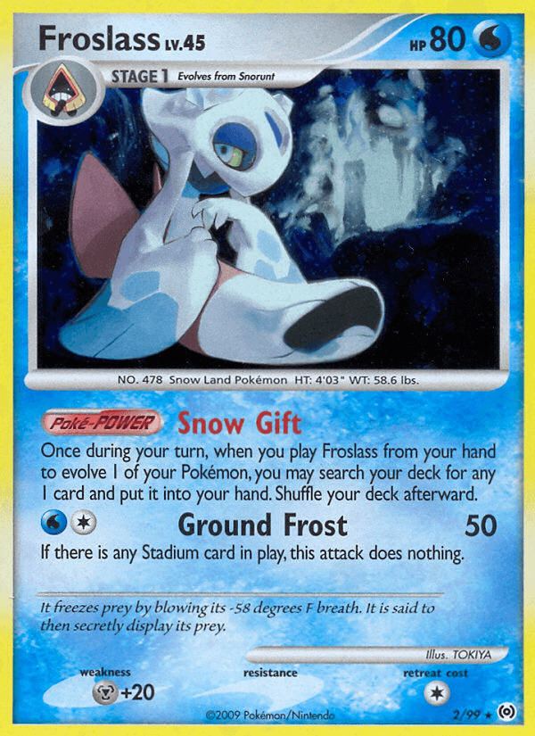 Froslass Pokémon card