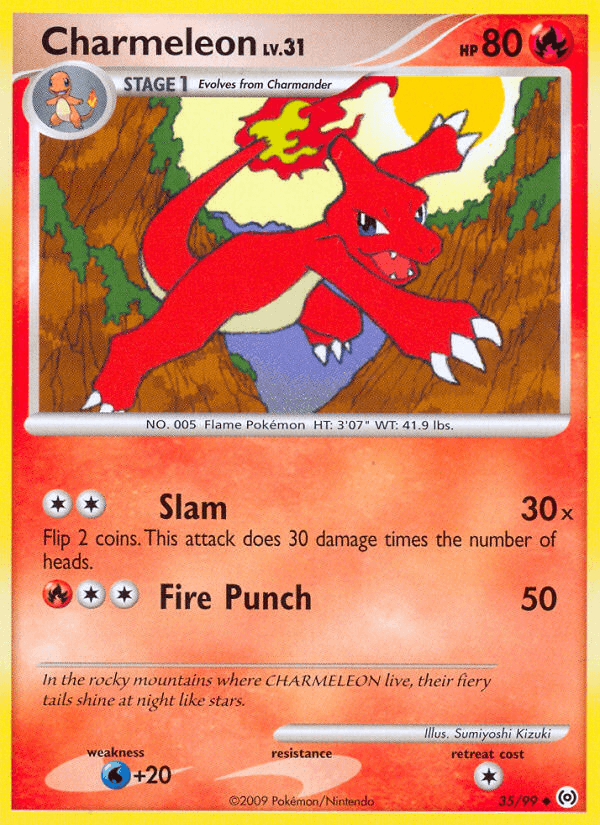 Charmeleon Pokémon card