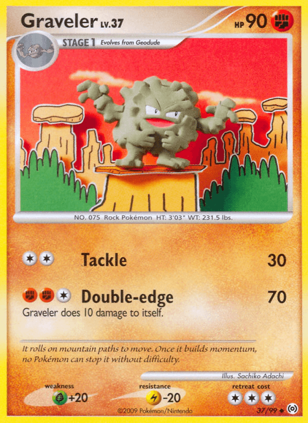 Graveler Pokémon card