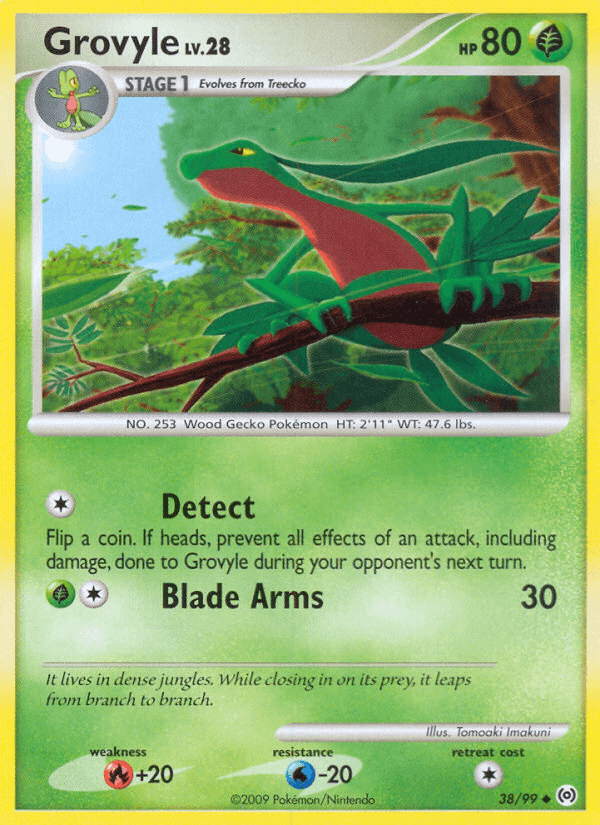 Grovyle Pokémon card