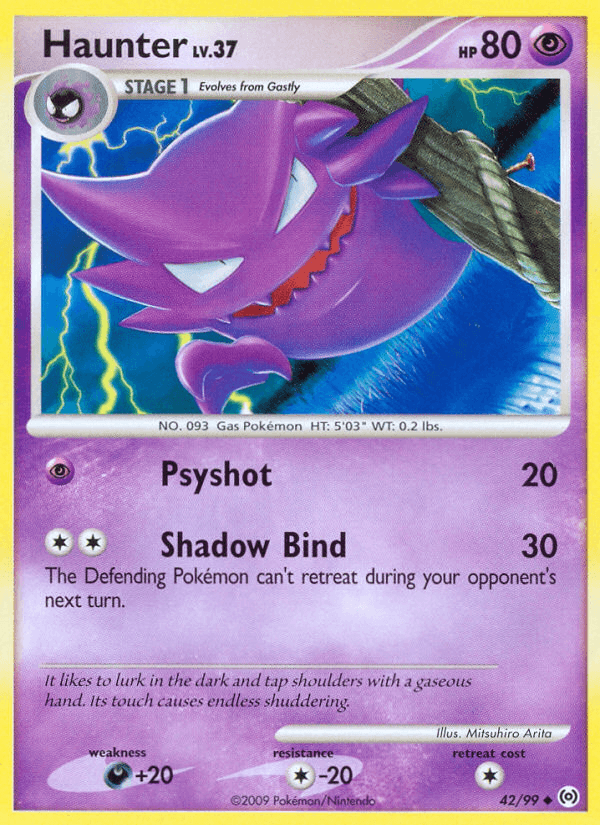 Haunter Pokémon card