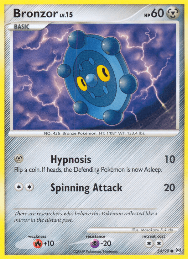 Bronzor Pokémon card